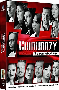 "Chirurdzy", sezon 7 - okładka DVD