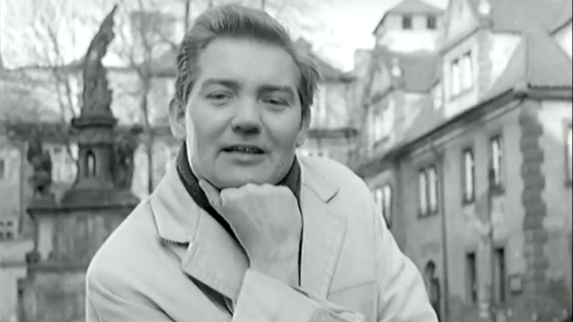 Český spevák Milan Chladil. 