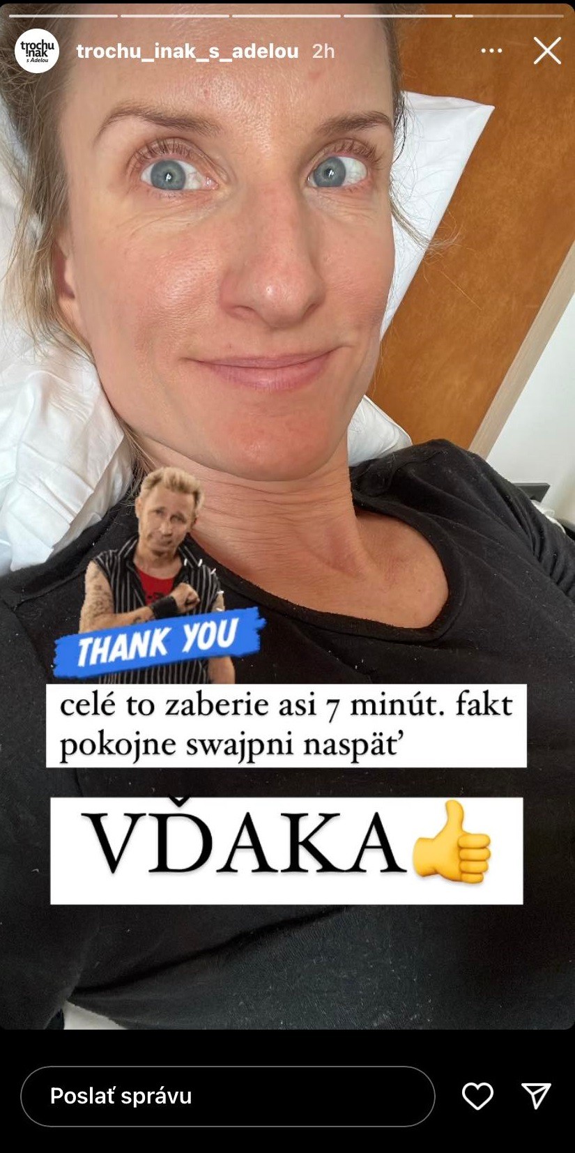Adela vie lákať aj na vyplnenie dotazníka pútavo.