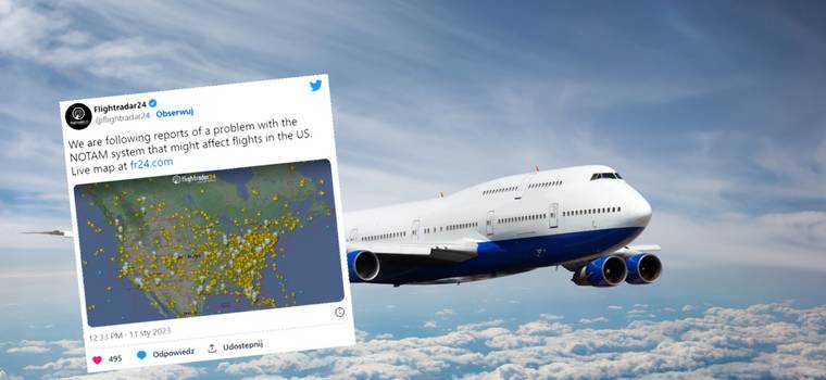 Potężna awaria uziemiła wszystkie samoloty w USA. Co z już trwającymi lotami?