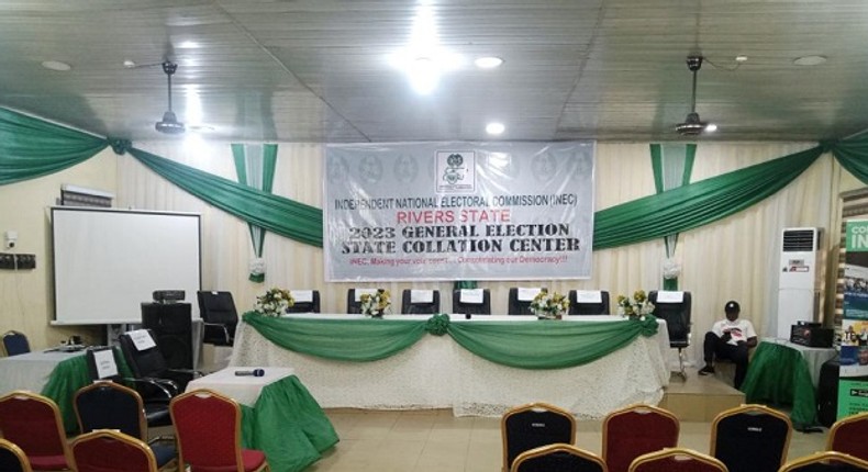 River-State INEC collation center (ChannelsTV)