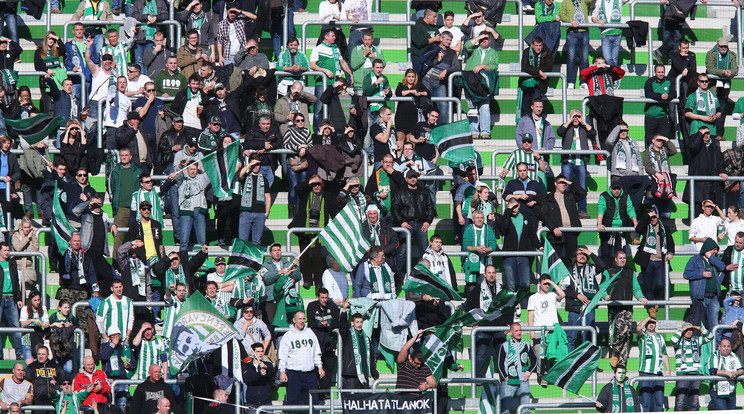 A legtöbb nézőnek köszönhetően a legjobb hangulat is a Ferencváros stadionjában volt/ Fotó: Fuszek Gábor