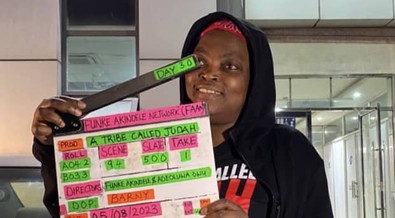 Funke Akindele kicks off production on 'A Tribe Called Judah'