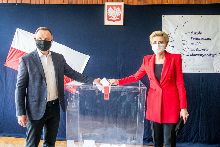 Andrzej Duda i Agata Kornhauser-Duda