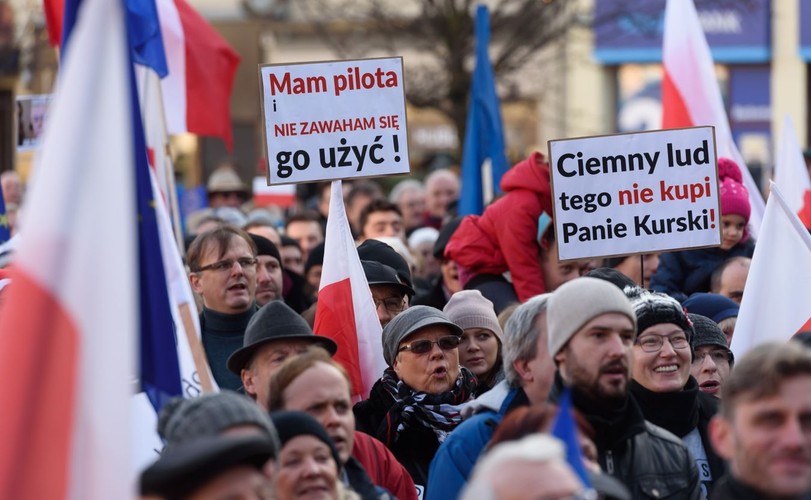 Demonstracja KOD w Poznaniu