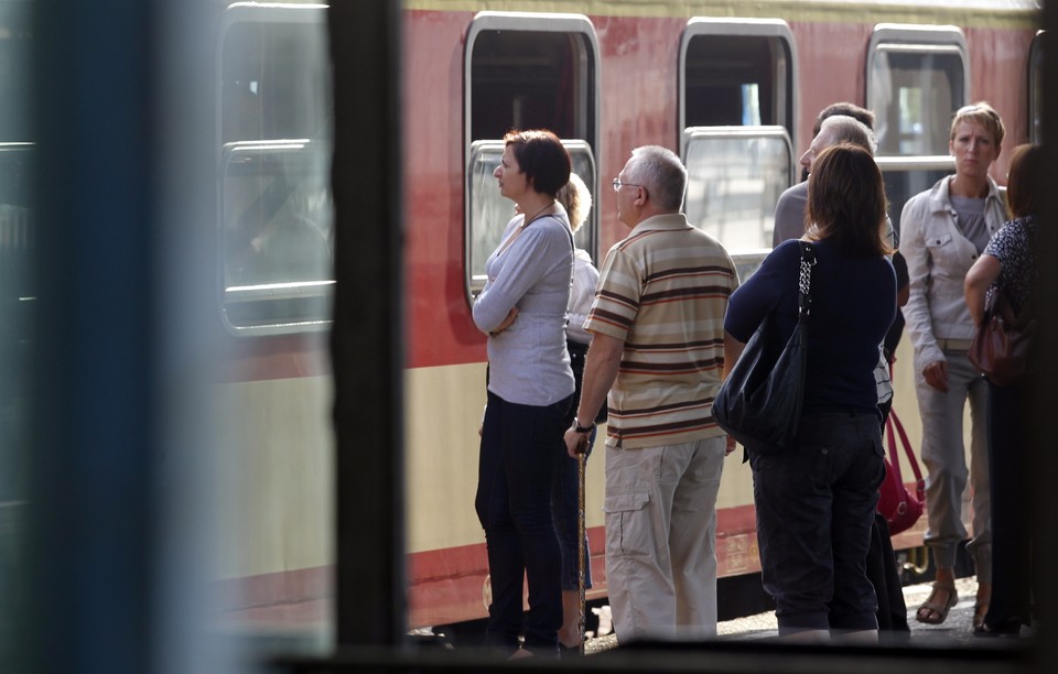 Pociągi stanęły. Strajk PR