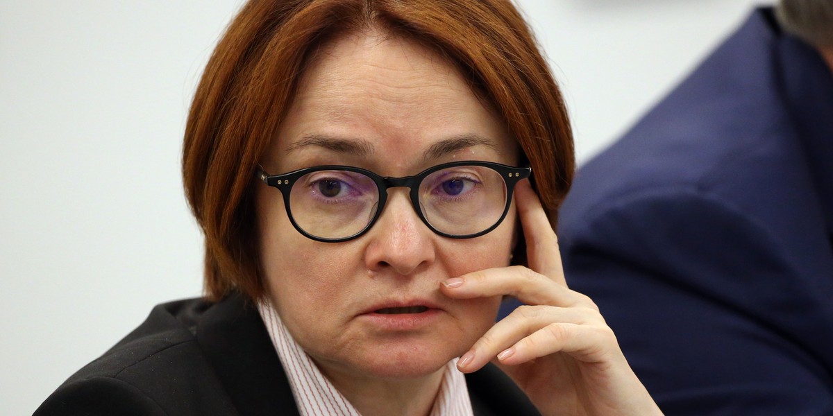 Elwira Nabiullina, szefowa rosyjskiego banku centralnego