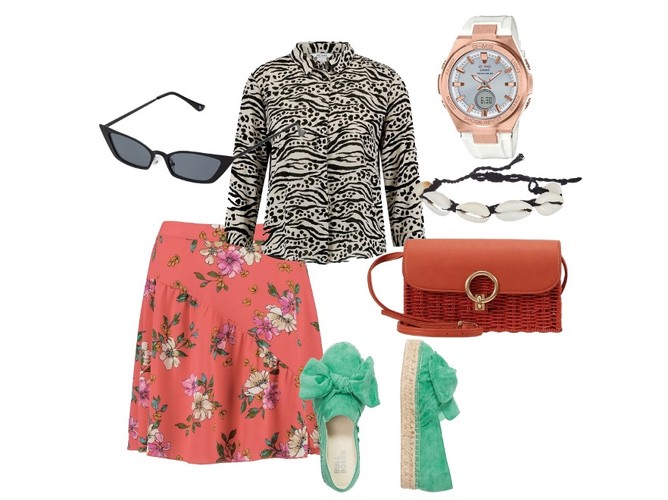 STYLIZACJE z ubraniami w kwiaty