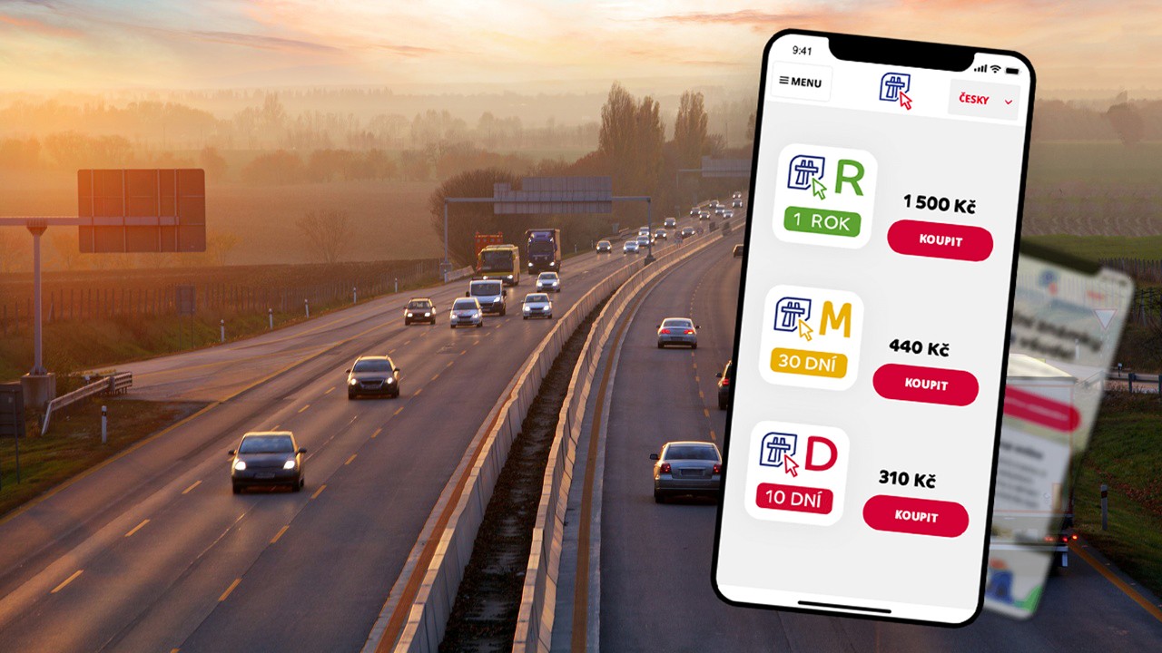 Elektronické diaľničné známky. Ilustračná foto.