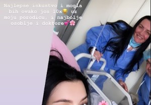 Prve fotke Helene Topalović iz porodilišta