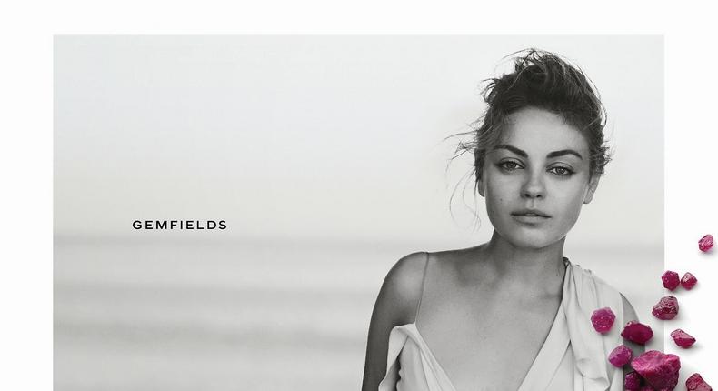 Mila Kunis for Gemfields