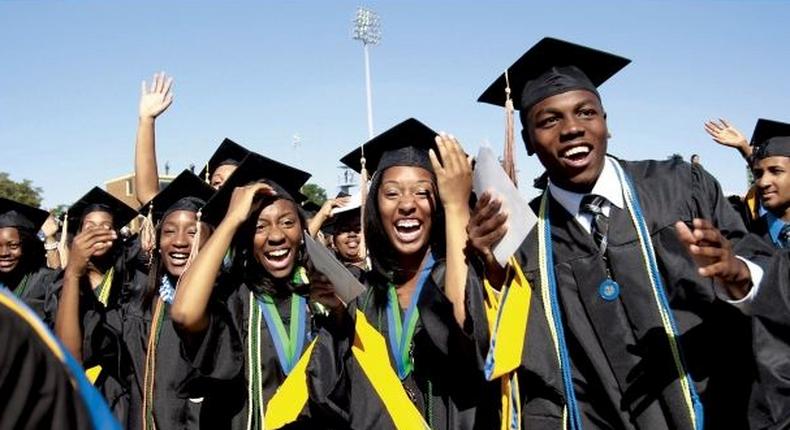 African American College Graduates from HBCU Hampton University (Travel Lounge Nigeria)