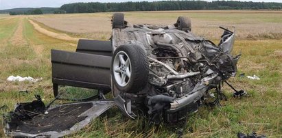 Pijacki rajd BMW. Zobacz, co zostało z auta!