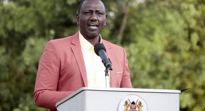Deputy President William Ruto during a past public address