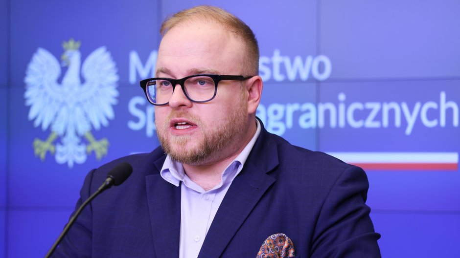 Rzecznik Ministerstwa Spraw Zagranicznych Łukasz Jasina