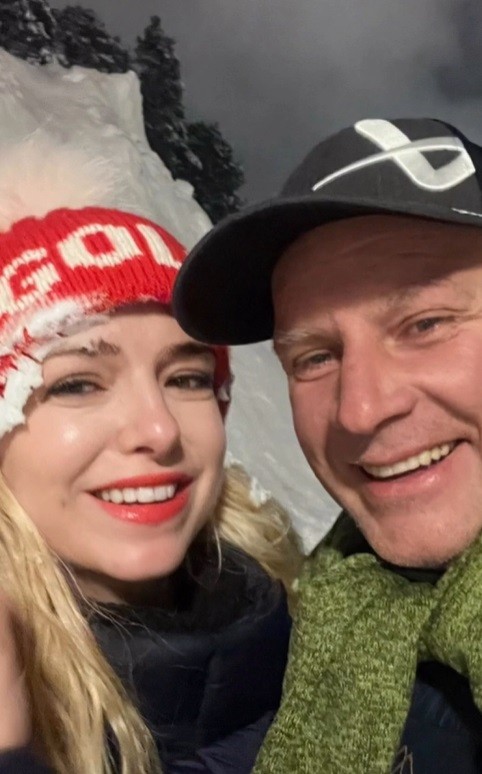 Zlatica Puškárová s manželom Patrikom Švajdom. 