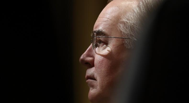 Tom Price, the nominee for secretary of health and human services.