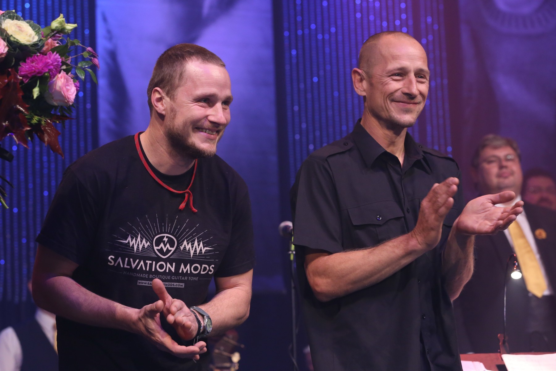 Český hudobník Jan Homola s bratom Matějom. 