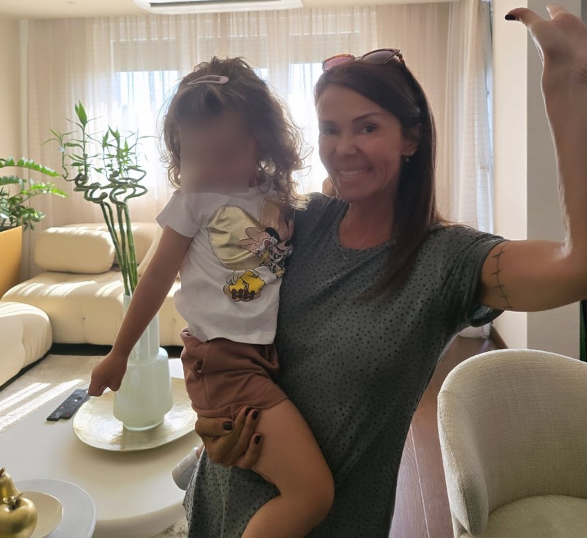 Jelena Bačić sa unukom