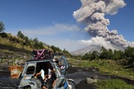 Eruption of the Mayon Volcano in Albay province