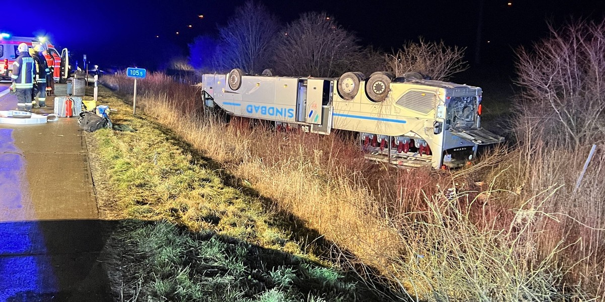 Niemcy. Wypadek polskiego autokaru. Znana jest przyczyna.