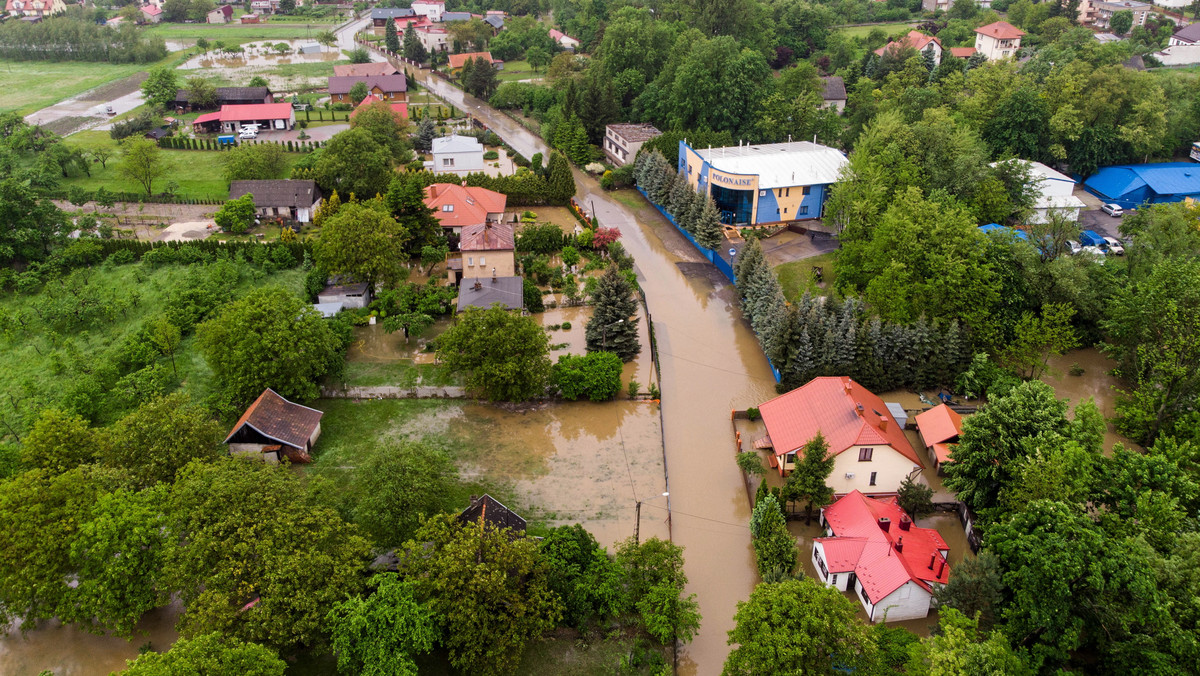 Świętokrzyskie: trwa szacowanie strat po podtopieniach