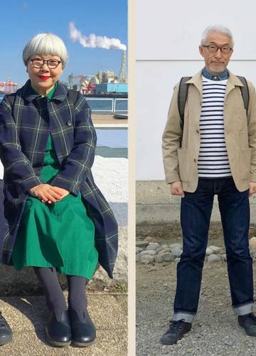 Modni seniorzy. Japońscy emeryci codziennie dopasowują swoje stylizacje |  Ofeminin