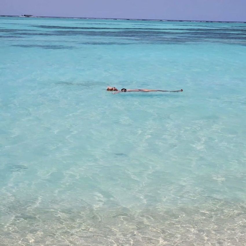 Irina Vukotić na Maldivima