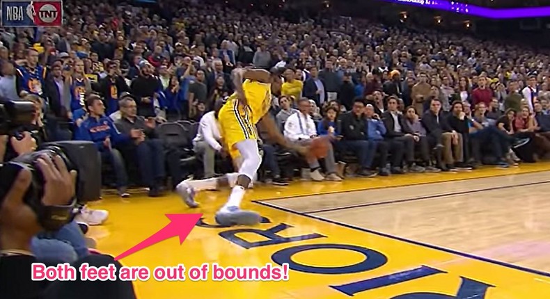 NBA stars were baffled by referees' obvious missed out of bounds call ...