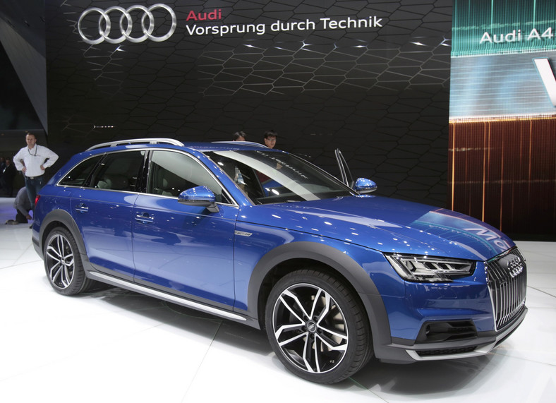 Audi A4 allroad i h-tron na salonie w Detroit 2016