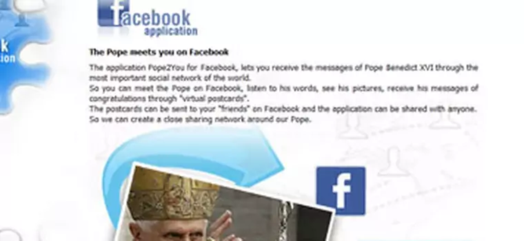 Papież zakłada konto na Facebooku