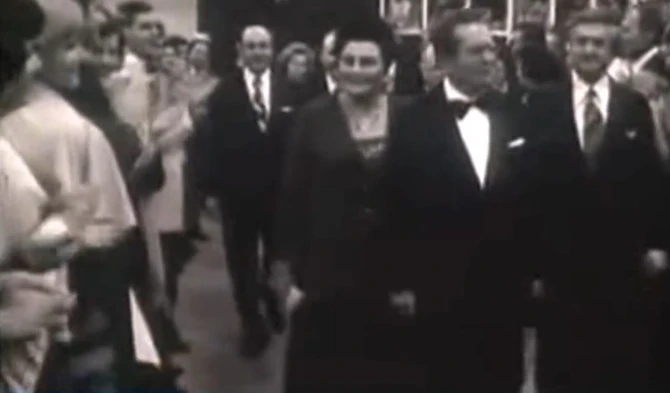 Tito i Jovanka na dočeku u Novom Sadu