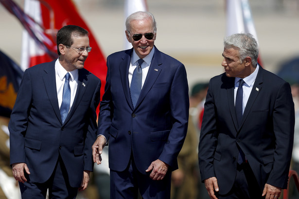 Joe Biden, Icchak Herzog i Jair Lapid