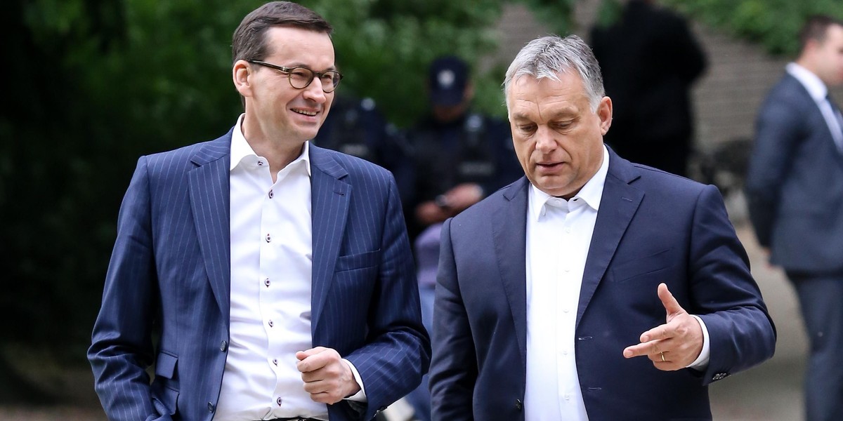 Mateusz Morawiecki i Viktor Orban