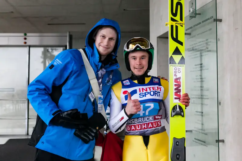 Ambasador Eurosportu i skoczek Jarkko Määttä