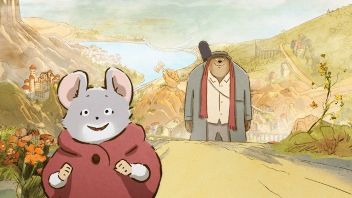 Kadr z filmu Ernest i celestyna: Misja muzyka