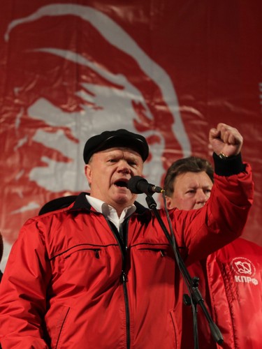 Gienadij Ziuganow, lider komunistów