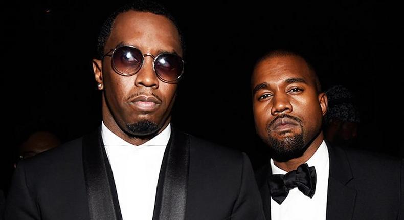 Sean Combs and Kanye West attend Keep A Child Alive's 11th Annual Black Ball at Hammerstein Ballroom on October 30, 2014 in New York City.  