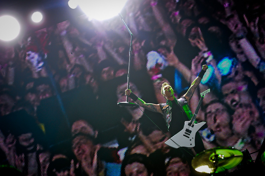 Metallica na festiwalu Sonisphere 2012 w Warszawie (fot. Artur Rawicz / Onet)