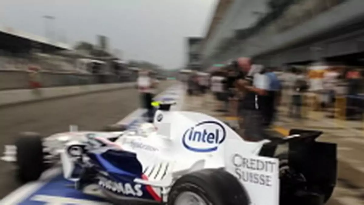 Grand Prix Singapuru 2008: 1. trening - wielka czwórka i Kubica