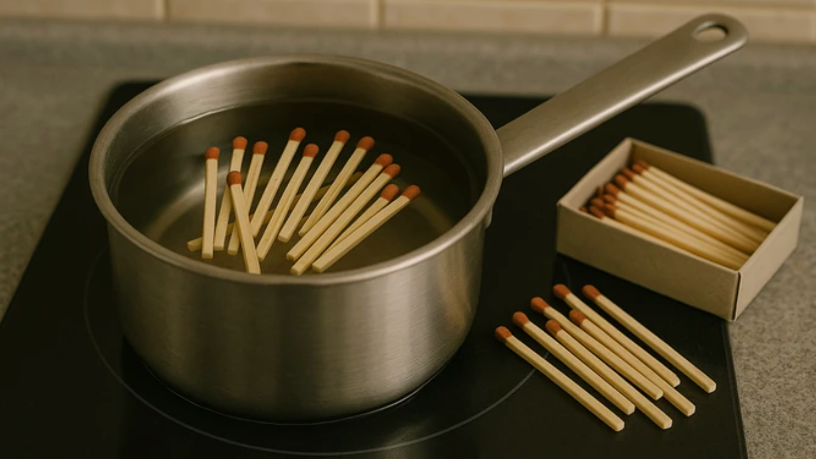 Zápalky vo vriacej vode nie sú mýtus. Pozrite sa, ako tento trik čistil vodu.