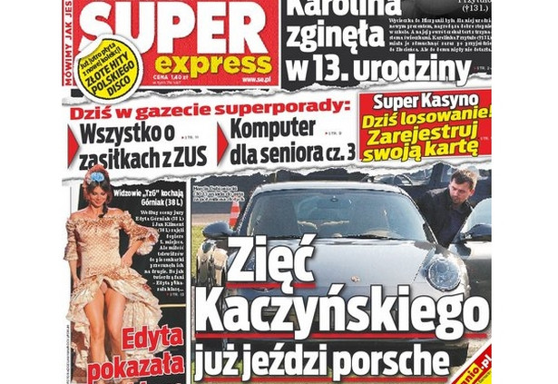 Tak zięć Kaczyńskiego szpanuje w Porsche