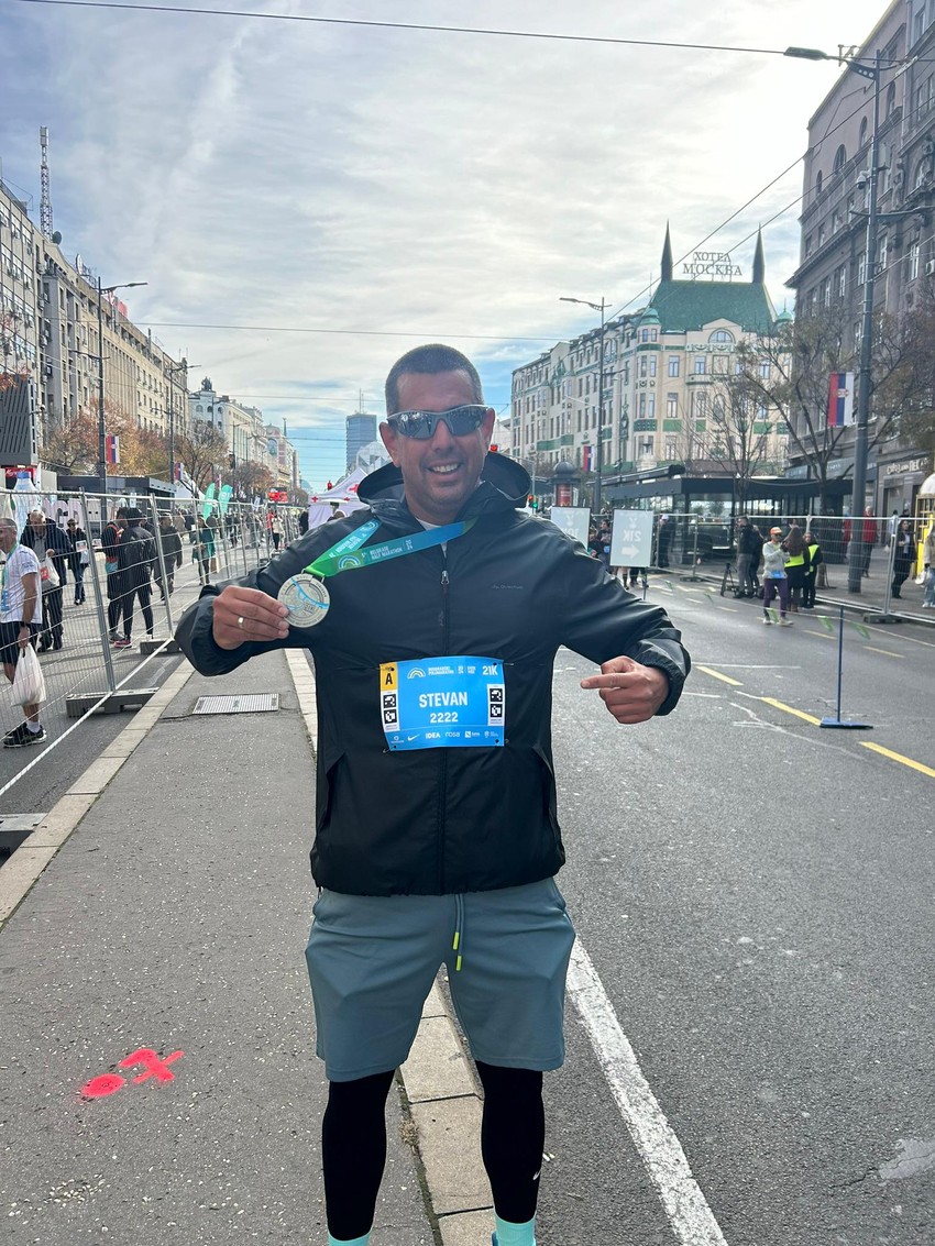 Osvojena medalja na Beogradskom maratonu
