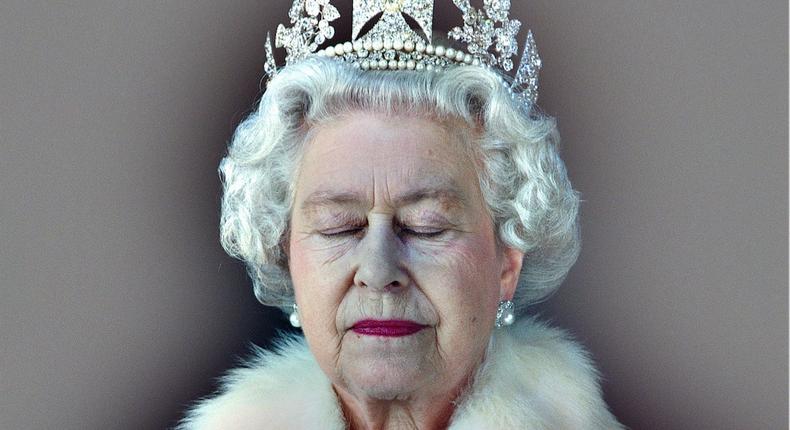 Chris Levine's portrait of the Queen