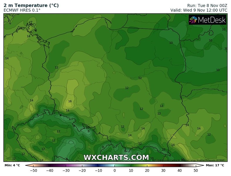 Temperatura będzie bardzo wysoka