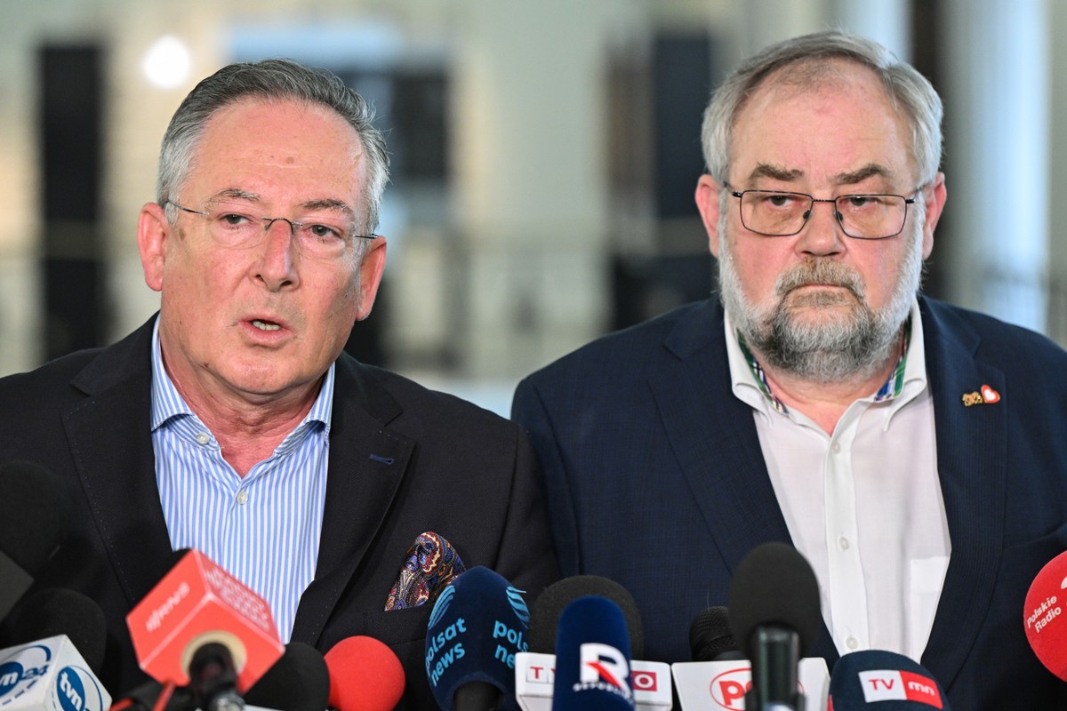 Bartłomiej Sienkiewicz i Piotr Adamowicz