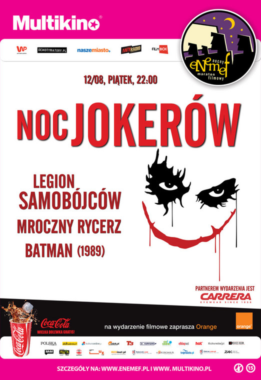 ENEMEF: Noc Jokerów - plakat