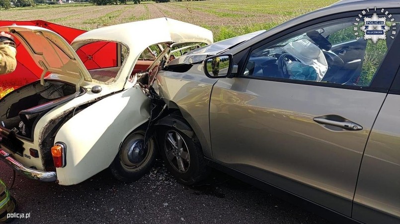 Wypadek w Kluczborku