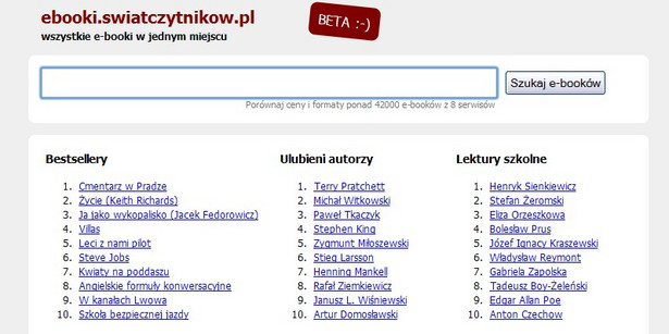 Wystartowała pierwsza polska porównywarka cen e-booków