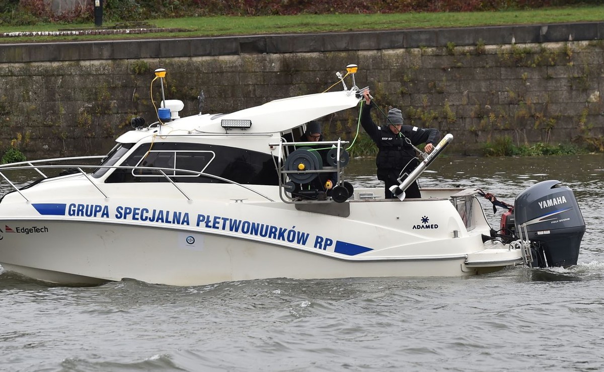 Grupa Specjalna Płetwonurków RP rozpoczęła w Krakowie poszukiwania w Wiśle szczątków zamordowanej 18 lat temu Katarzyny Z.